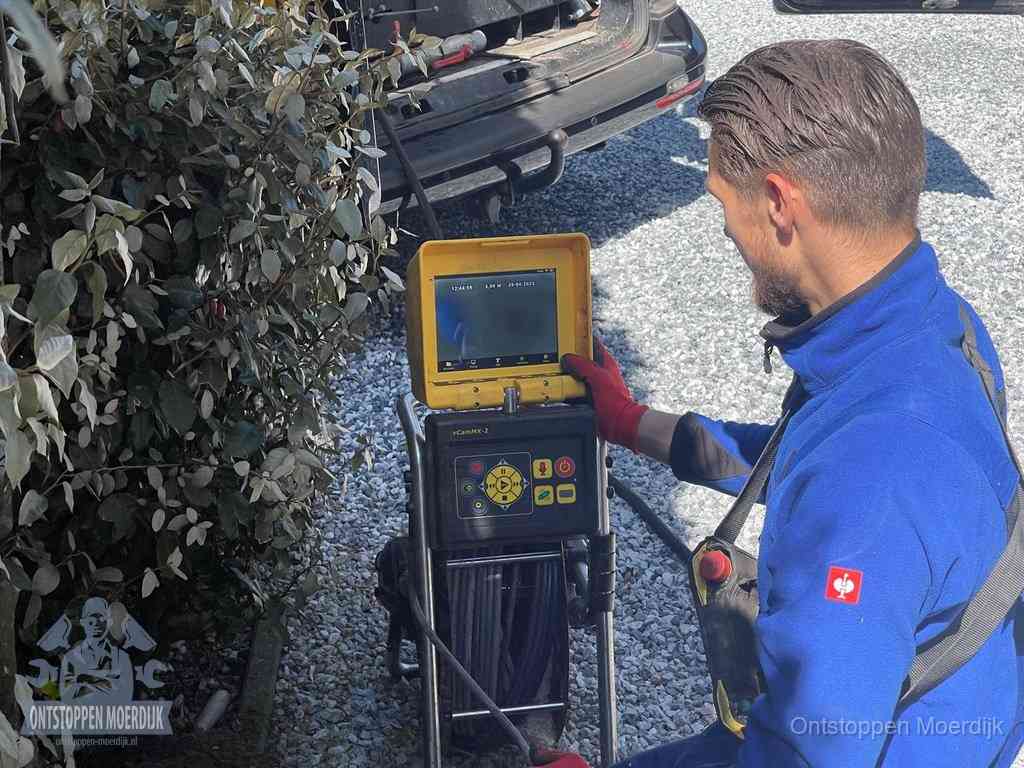Rioolinspectie met camera in Moerdijk