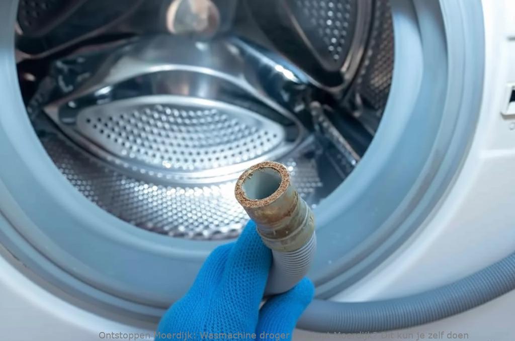 Wasmachine droger verstopt Moerdijk? Dit kun je zelf doen